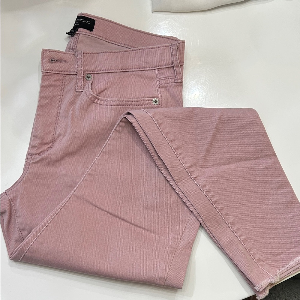 Brand New Banana Republic Mauve Ankle Jeans